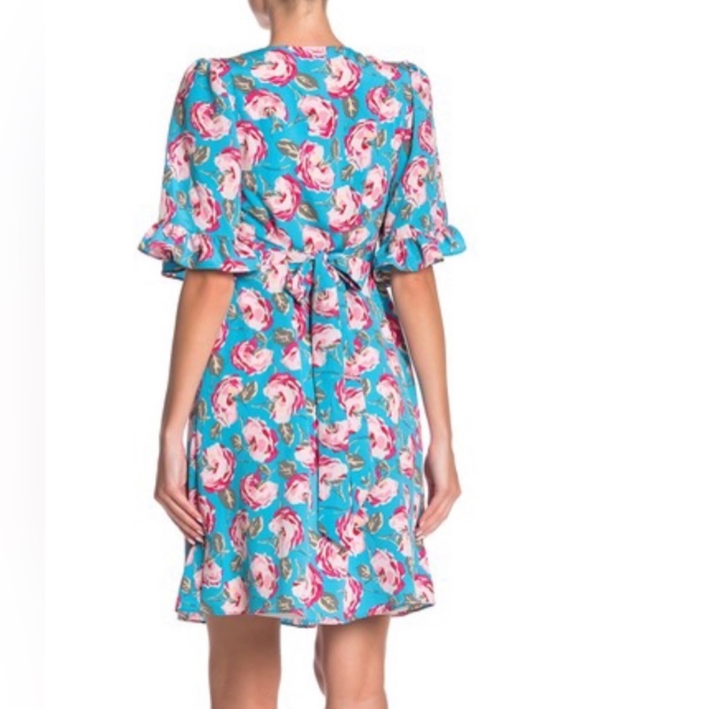 BetseyJohnson Floral Printed Bell Sleeve Dress 12 - Picture 12 of 13